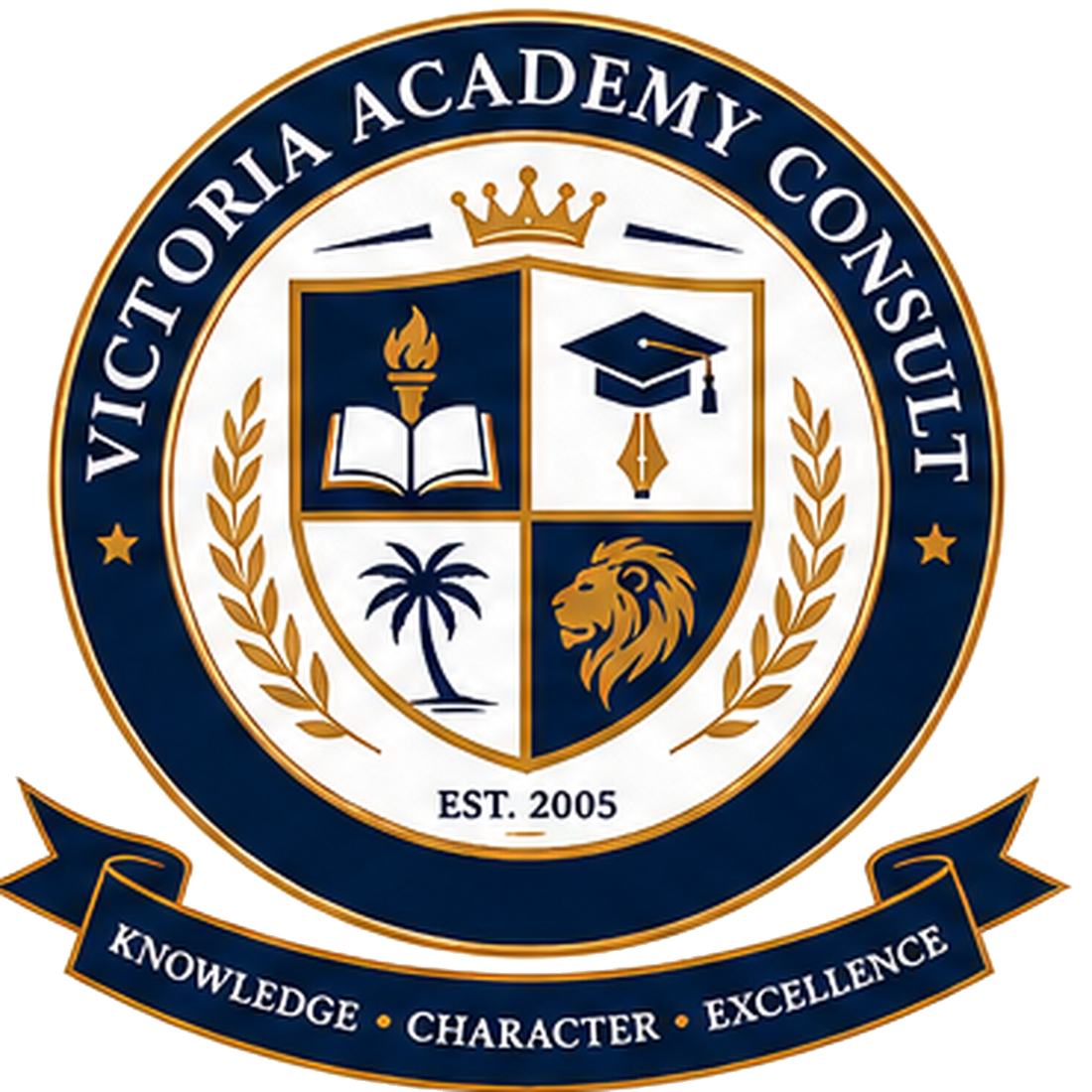 Victoria Academy Consult crest